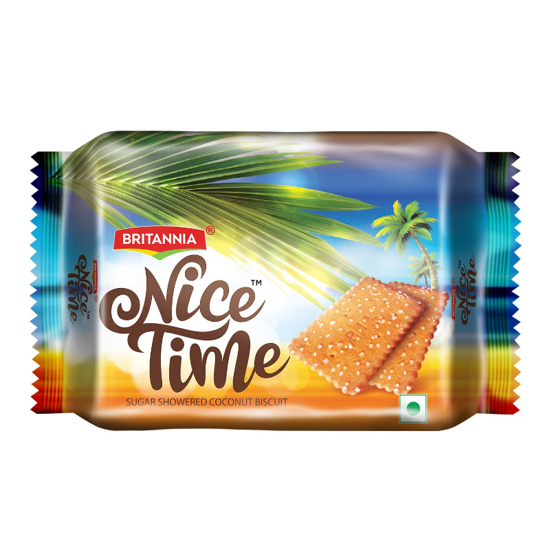 Buy Britannia Grams Nice Time Coconut Biscuit Pack Of Online