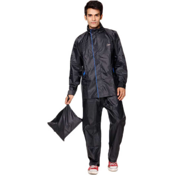 Generic Rain Gear for Men Waterproof Work Heavy Duty Rain Suit Raincoat  Fishing Rain Gear Jacket and Pants Rainwear Hideaway Hood