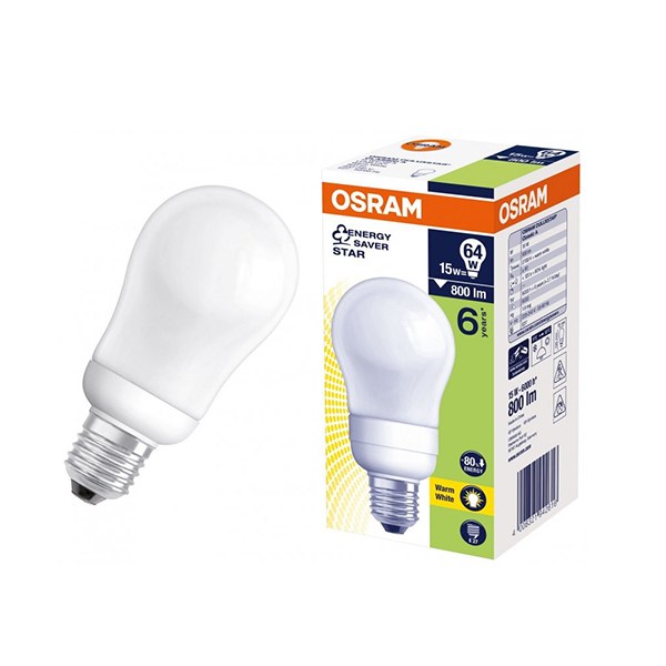 Buy Osram - 45W, B 22 Spiral Cool White CFL Bulb Online at Best Prices ...