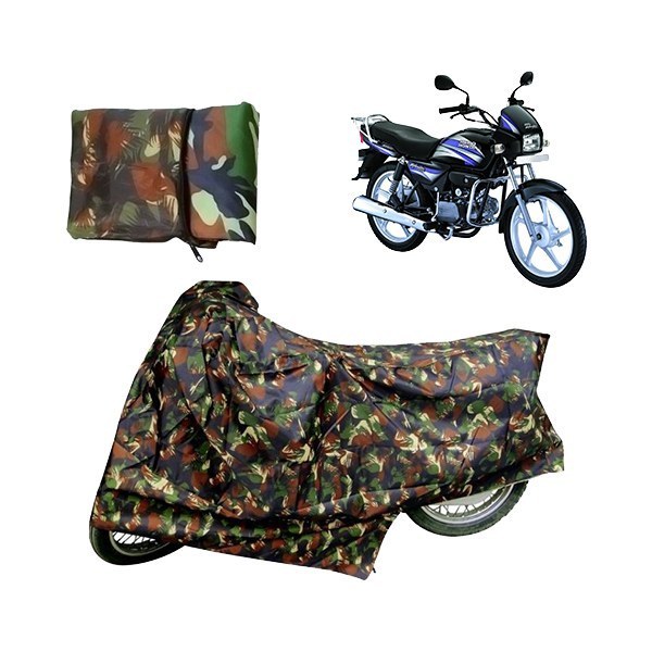 Buy ATC - Jungle Print Tarpaulin Cover for Hero Splender Bike Online at ...