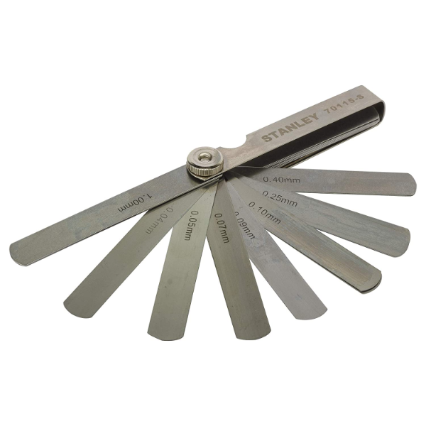 Buy Stanley 70115-S - 25 Blades 0.04 to 1.00 mm Feeler Guage Online at Best  Prices in India
