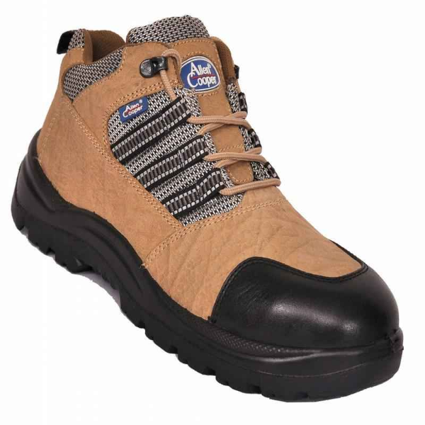 Buy Allen Cooper AC 9005 - Black Safety Shoe Online at Best Prices in India