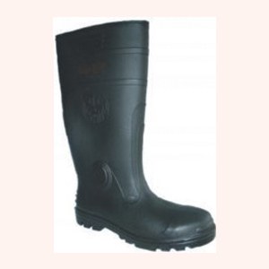 Buy Treadsafe TSGB0001 - 7 inch Black Steel Toe Cap Safety Gum Boot ...