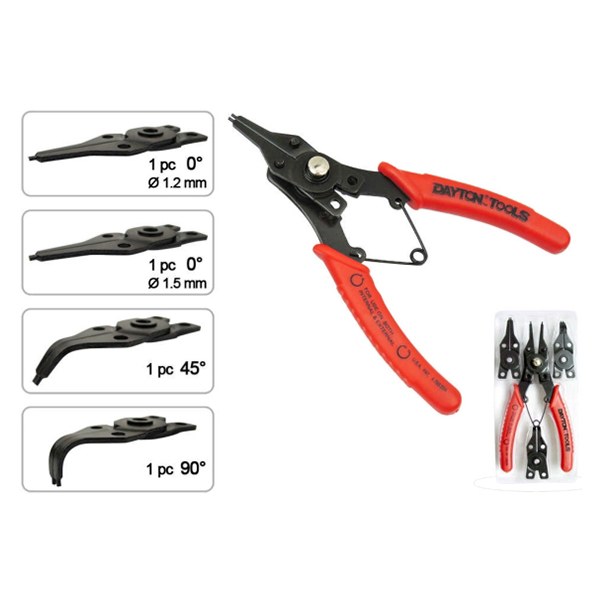 Buy Dayton P-1050 - 4 in 1 Snap Ring Plier Set Online at Best Prices in  India
