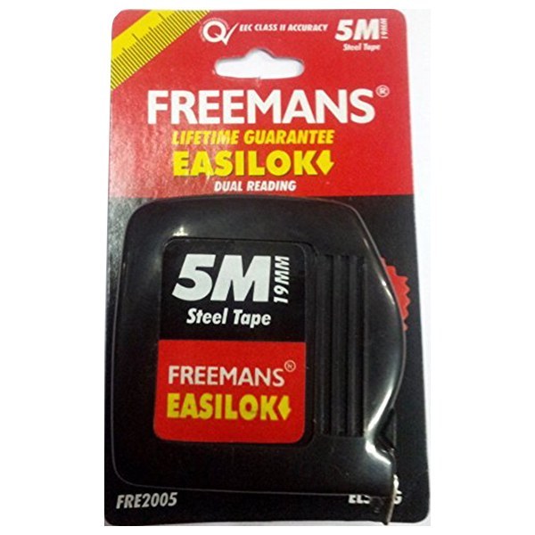 Buy Freemans ELC 3 M Easilok Steel Tape Rule with Belt Clip