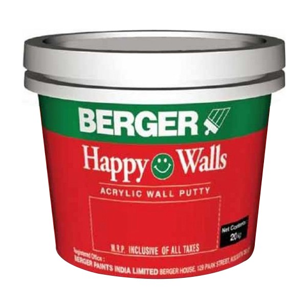 Buy Berger 012 1 Kg Happy Walls Acrylic Wall Putty Online At Best Prices In India