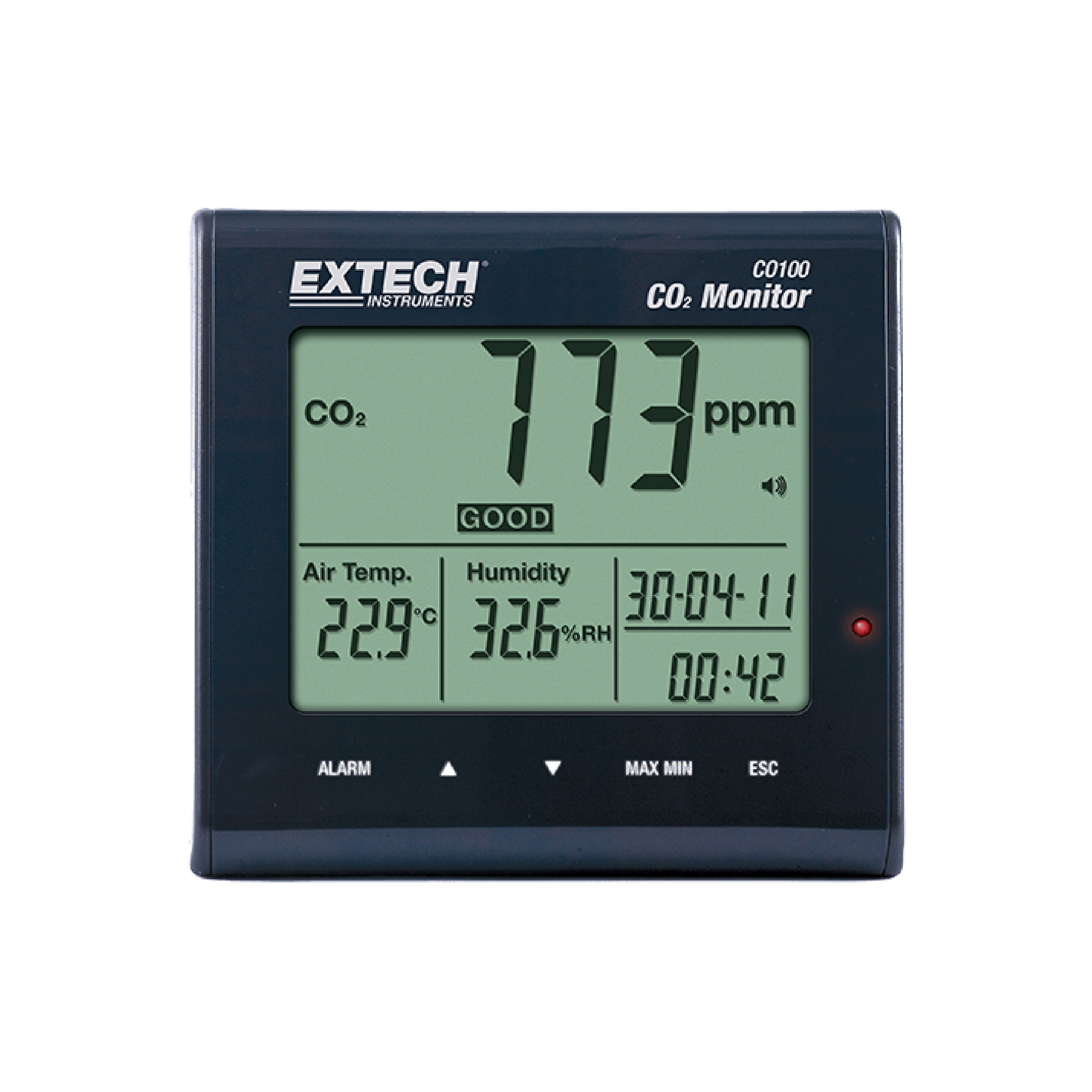Buy Extech CO100 Desktop Indoor Air Quality Carbondioxide Monitor Online at Best Prices in India