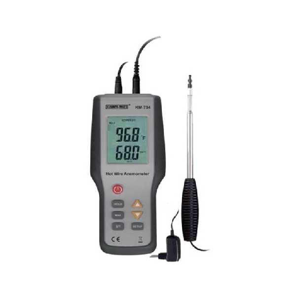 Buy Kusam Meco KM 734 - 9 V Hot Wire Thermal Anemometer Online at Best ...