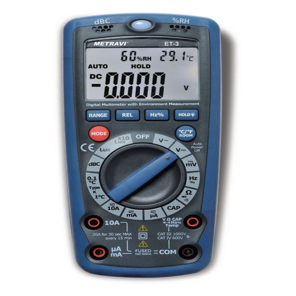 Multifunctional Environmental Meter - with Temperature, Humidity