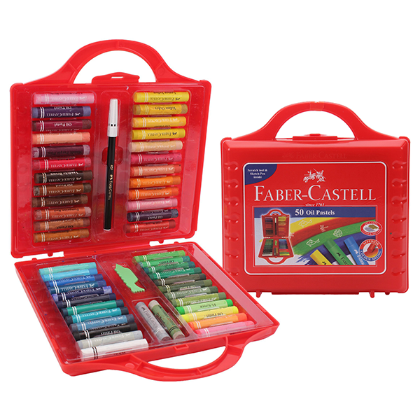 buy faber castell f1120231183050  oil pastel 50 carry