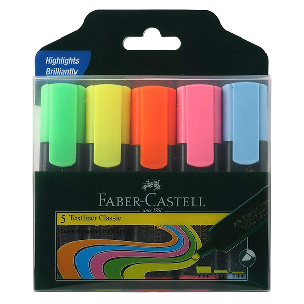 buy faber castell f5200520465005  assorted text liner pen