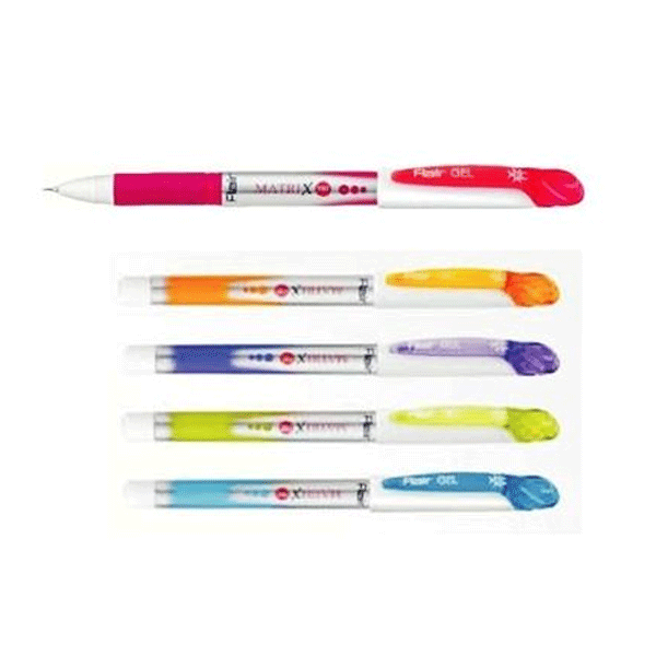 Buy Flair Matrix Student Gel - Red Ink Gel Pen Online at Best Prices in ...