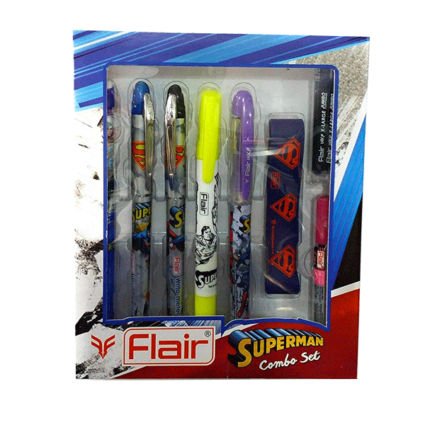 Buy Flair Superman - Blue Ink Gel Pen Online at Best Prices in India