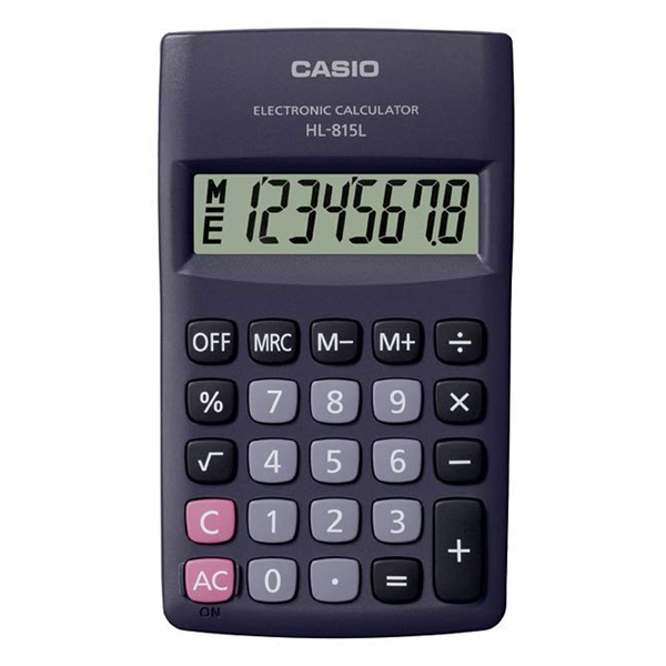 Buy Casio Hl 815l 8 Digit Portable Basic Calculator Online At