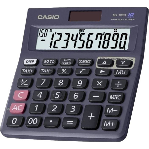 Buy Casio Mj 100d 10 Digit Desktop Basic Calculator Online At