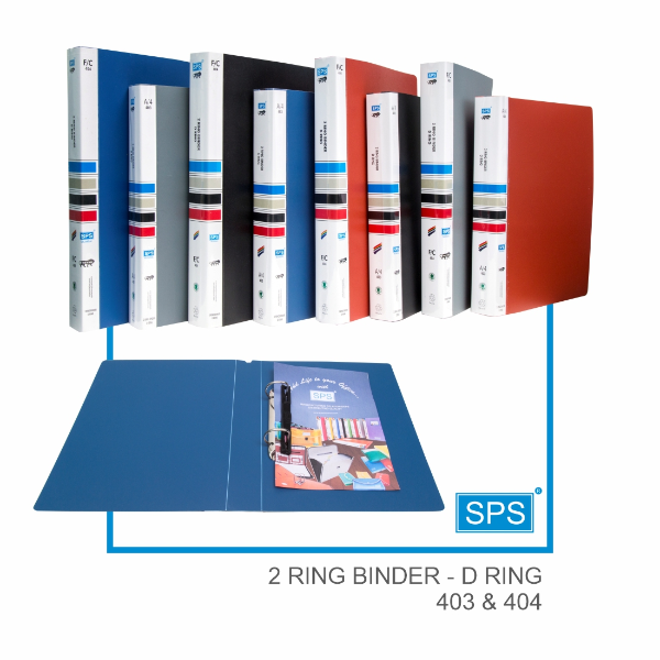 2D Ring Binder - D Ring (Size A4) - Ban Labs Pvt Ltd