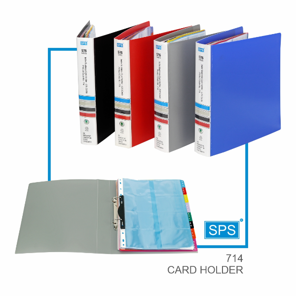 Buy SPS 714 - 8 UP, Blue Visiting Card Album (2 Pieces) Online at Best ...