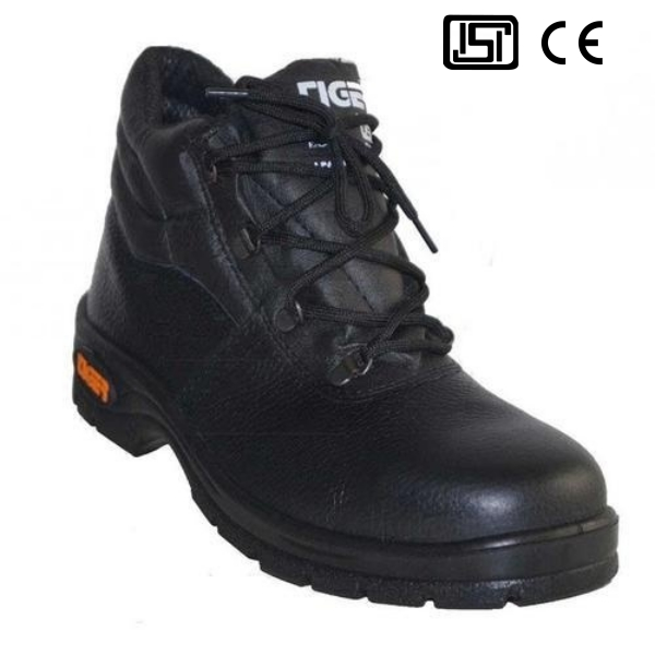 tiger safety shoes brown colour