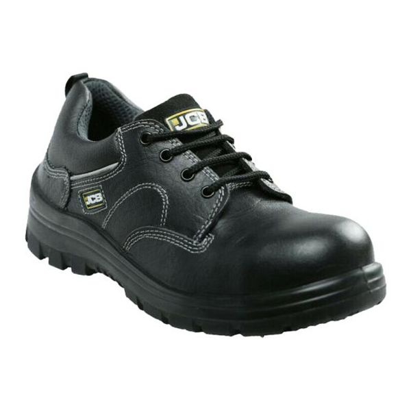 jcb excavator black steel toe safety shoes