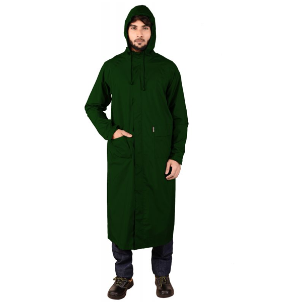 Buy Mallcom Cumulus - Green PU Raincoat Online at Best Prices in India