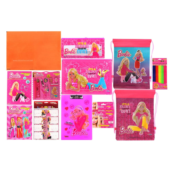Buy Sticker Bazaar - Barbie Pencil Blister Set (10 Sets) Online at Best ...