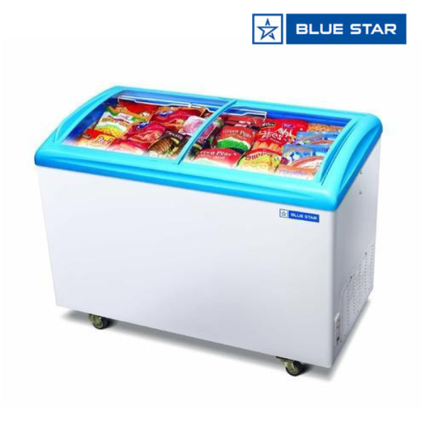 blue star display freezer price