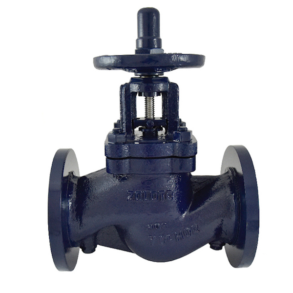 Buy Zoloto A Mm Cast Iron Flanged Double Regulating Balancing Valve With Nozzle Online