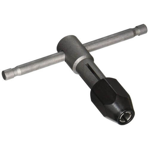 Ratchet Type T Handle Tap Wrench Set Capacity 1/16 To 1/2 Inch