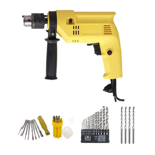 Black Decker DR 260 Electric Drill + Screwdriver And Drill Bit Set