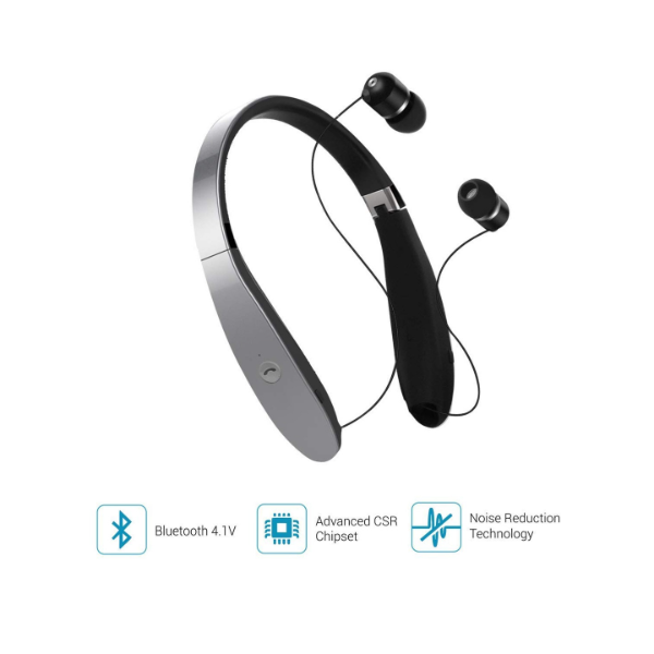 Buy Portronics Harmonics 200 Grey Wireless Stereo Headset with