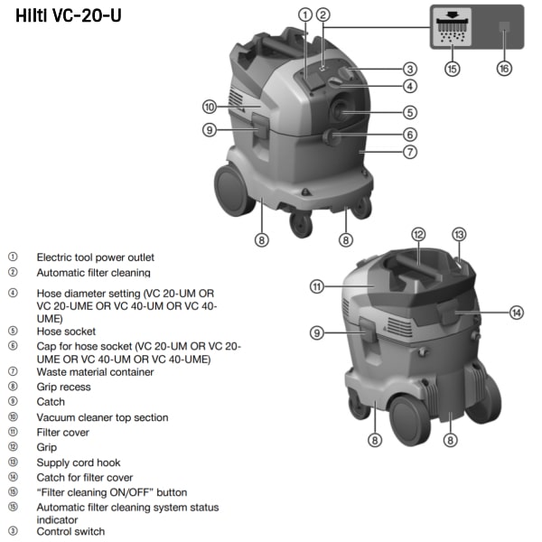 Hilti tda vc 40 схема