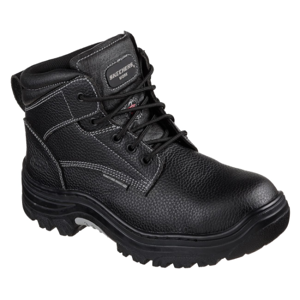 Buy Skechers 77143 - Black, Steel Toe Safety Shoes Online at Best ...