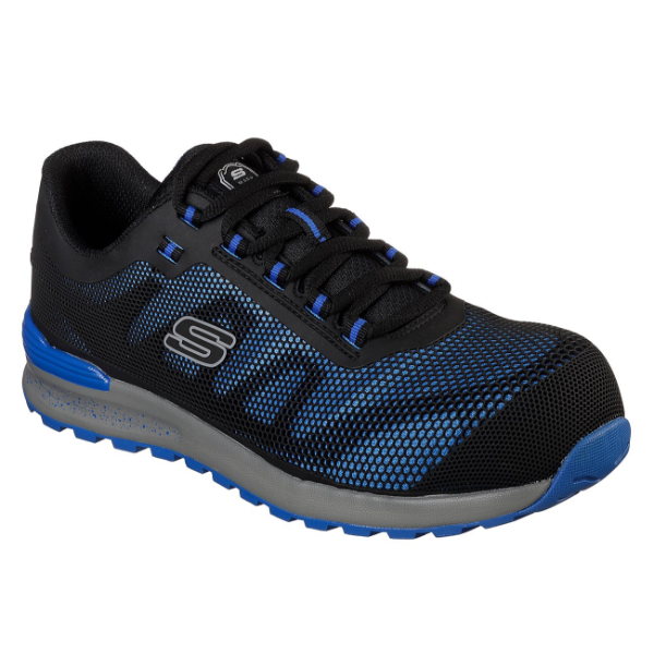 Buy Skechers 77180 - Blue, Bulklin Composite Toe Safety Shoe Online at ...