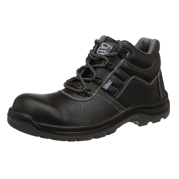 Buy Allen Cooper AC 1266 - Black Safety Shoes Online at Best Prices in ...