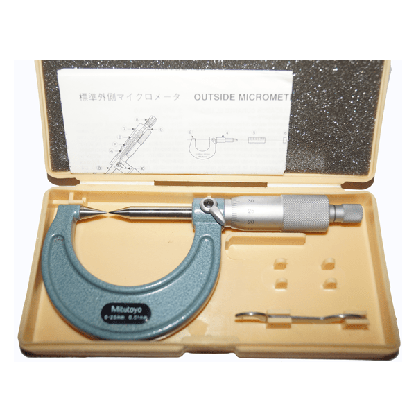 Buy Mitutoyo - 0 to 25mm Green Point Micrometer Online at Best