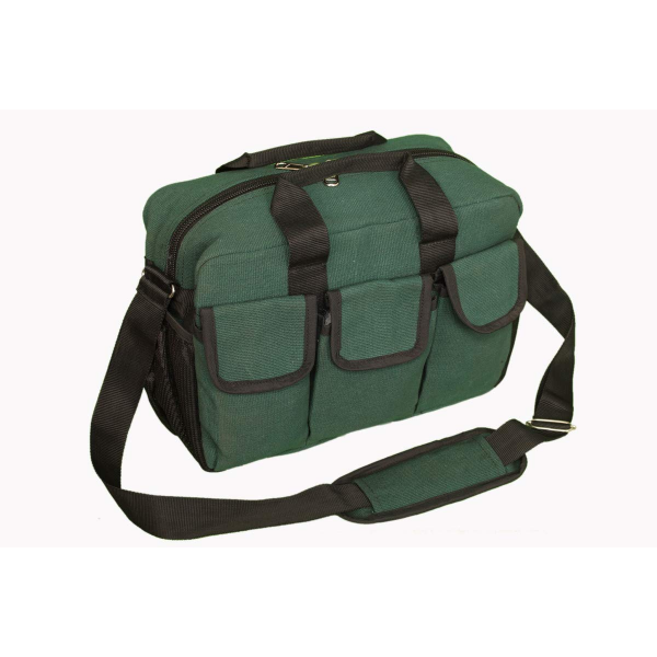 Buy Pahal - 16 Pockets, Green, Canvas Tool Bag Online at Best Prices in ...