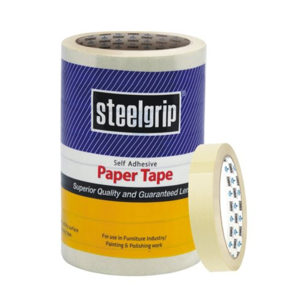 Buy Pidilite Steel Grip 18 mmx20 m Self Adhesive Paper Tape (Pack of 8)  Online at Best Prices in India