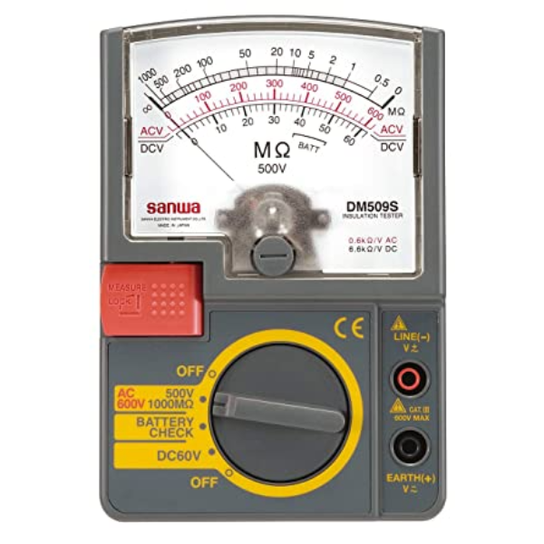 Buy Sanwa DM509S - 500 V Analog Insulation Tester Online at Best Prices ...