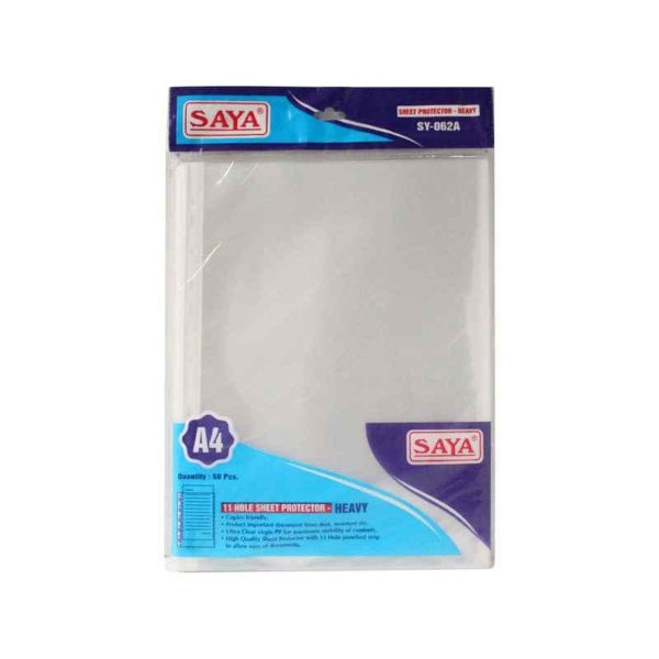 Buy Saya SY062A - Natural Heavy Sheet Protector (Pack of 10) Online at ...