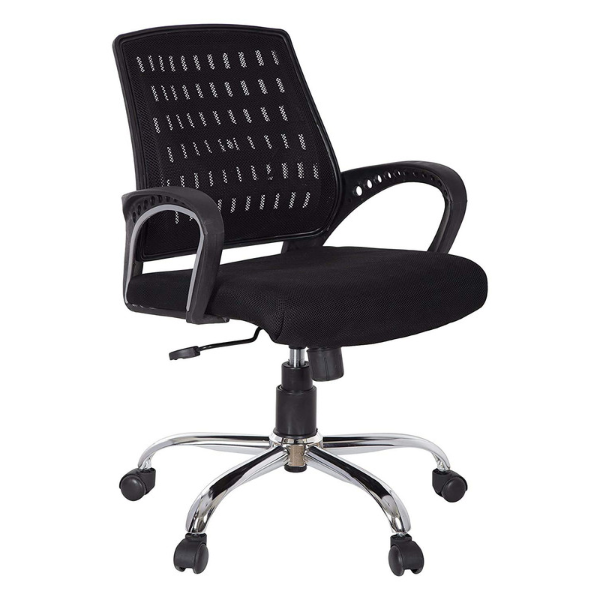 Buy Tulip TF 001 - Black, Medium Back Office Mesh Chairs Online at Best  Prices in India