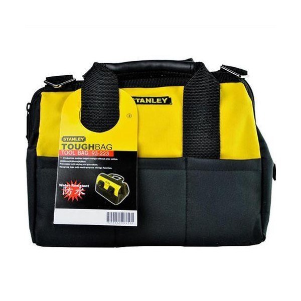 Stanley FatMax 97-489 Open Mouth Tool Bag, Polyester, Black/Yellow | Turner  Supply