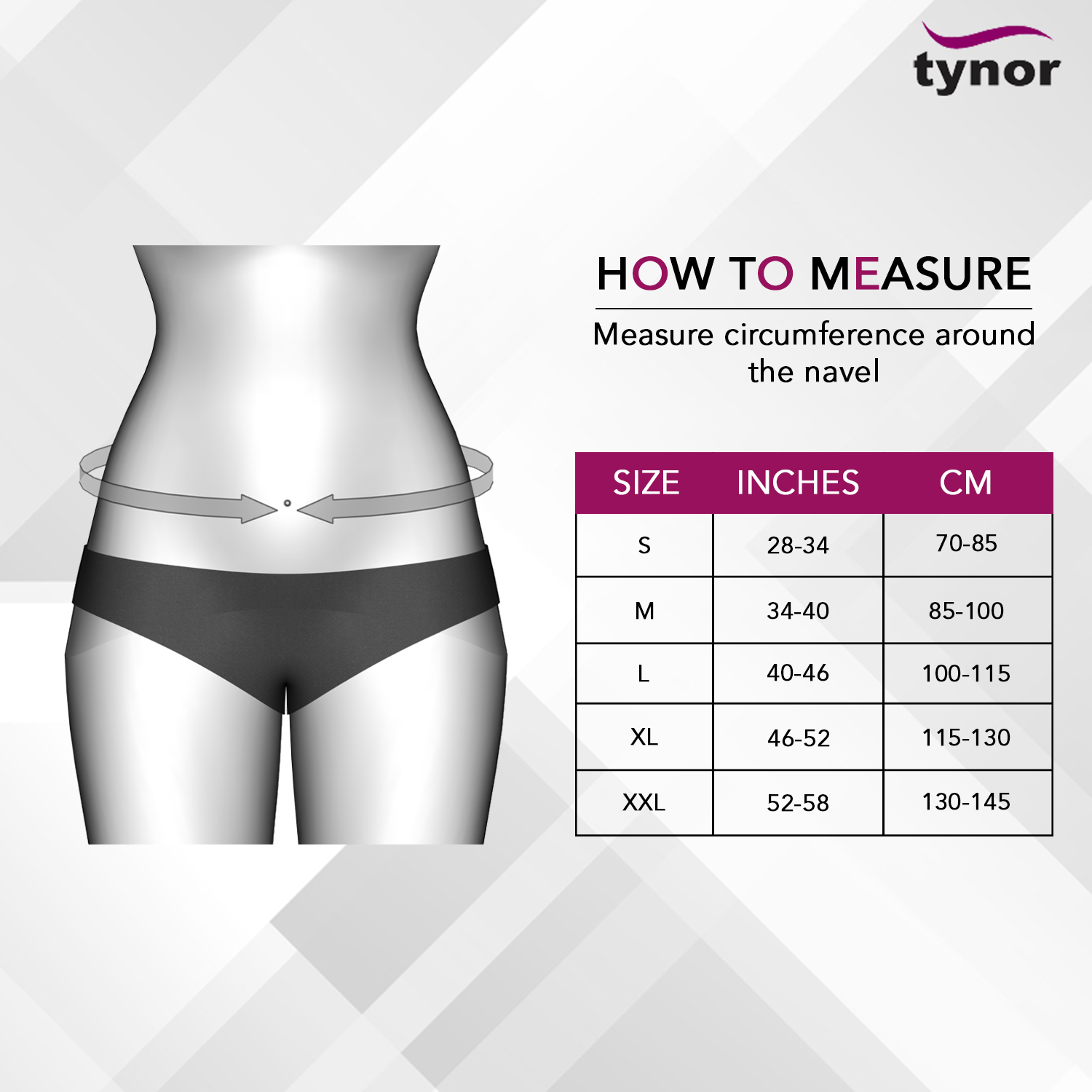 Buy Tynor 8 Inch Tummy Trimmer/Abdominal Belt, Size: L Online At