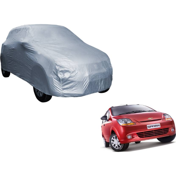 Buy Auto Lovers - Car Body Cover Silver For Chevrolet Spark (Without Mirror  Pocket) Online at Best Prices in India