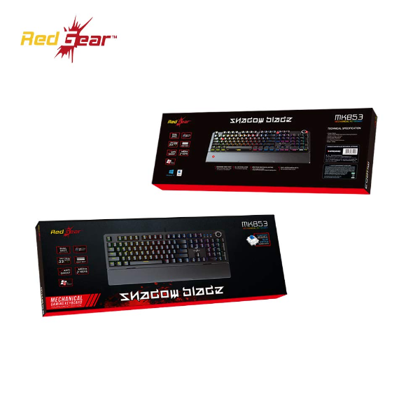 Buy Redgear MK853 Shadow Blade - Mechanical Gaming Keyboard with Media ...