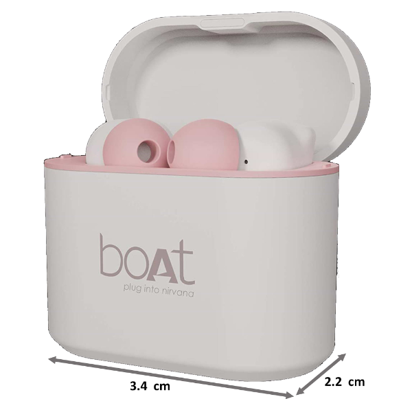 Buy Boat Airdopes 408 Rose Gold True Wirelesstws Earbuds With Case