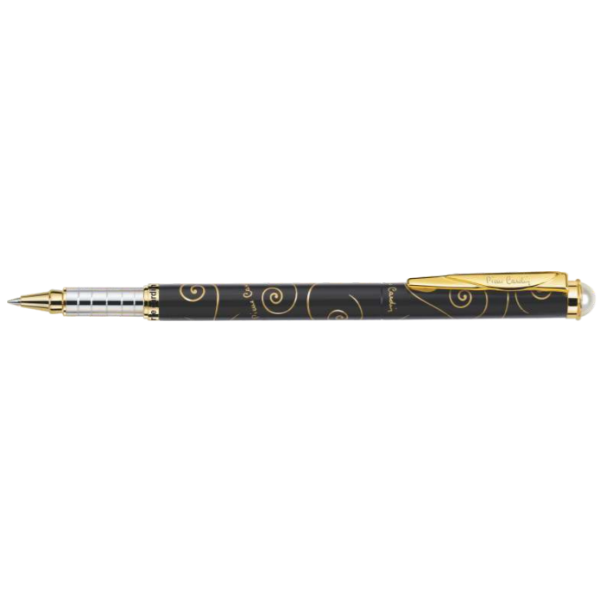 Buy Pierre Cardin Pearl Floral Series - Black and Gold Roller Pen ...