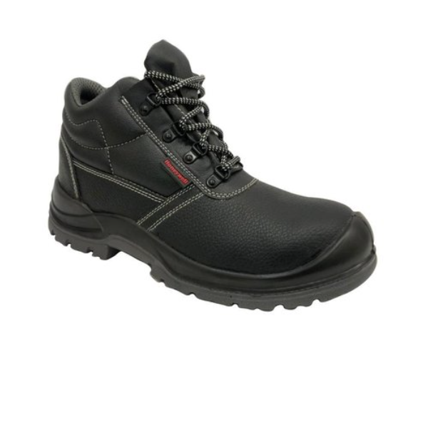 Buy Honeywell 9535 - Black, Leather Ankled Laced Boot Safety Shoes ...