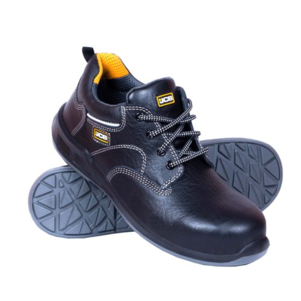 Buy JCB OUNCE - Black, Low Ankle, Double Density PU Safety Shoes Online ...