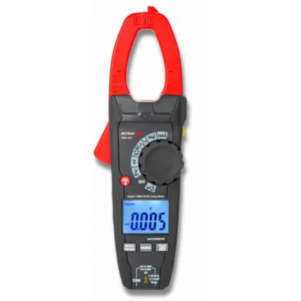 Buy Metravi PRO 421 - 6000 Counts Digital TRMS AC/DC Clamp Meter With ...