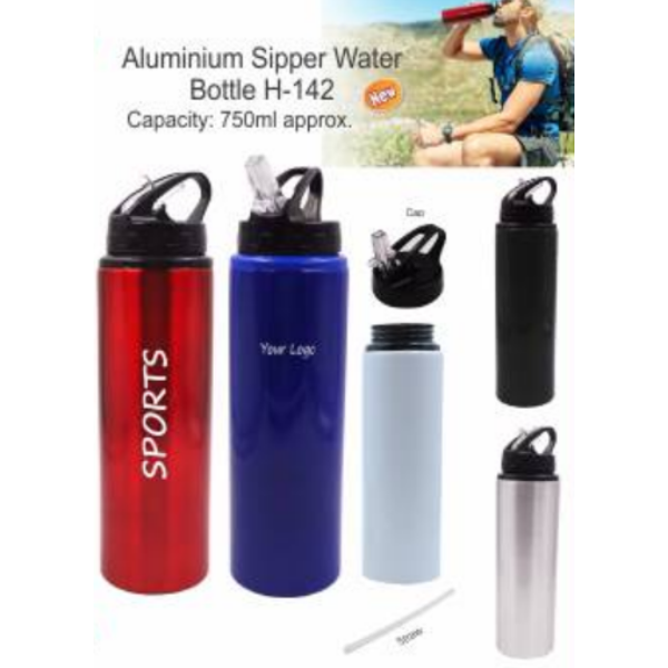 Buy Shakedeal H142 - 750 ml, Black, Aluminium Water Bottle Online at ...